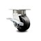 Service Caster 4 Inch Kingpinless Phenolic Wheel Swivel Caster with Brake SCC-KP30S420-PHR-SLB - alternate 1